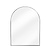 Charlcombe Arched Mirror 80x60cm Black