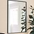 Avening Rectangular Wall Mirror 120x80cm Black