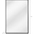 Avening Rectangular Wall Mirror 120x80cm Black