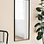 Avening Rectangular Wall Mirror 50x120cm Black
