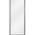 Avening Rectangular Wall Mirror 50x120cm Black