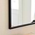 Avening Square Wall Mirror 90x90cm Black