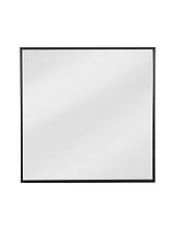 Avening Square Wall Mirror 90x90cm Black