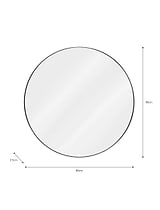Dimensions of Cherington Wall Mirror - 80cm