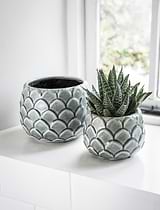 Artichoke Pot 15cm Aqua