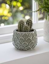 Artichoke Pot 15cm Aqua