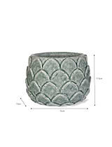 Artichoke Pot 15cm Aqua