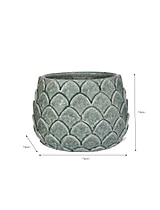 Artichoke Pot 20cm Aqua