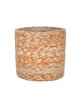Illmington Plant Pot , 15cm in Pumpkin Mix - Jute