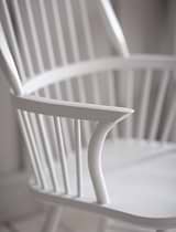 Spindle Armchair Lily White