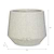 Ravello Ridged Pot 25cm White