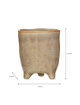 Positano Pot 10.2cm Stone