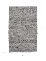 Ramsbury Rug 90x150cm Grey