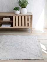 Classic Rectangular Jute Rug 120x180cm