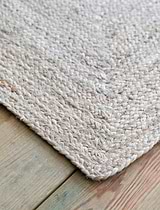 Classic Rectangular Jute Rug 90x150cm