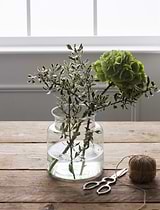 Broadwell Recycled Glass Vase Small
