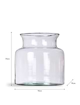Broadwell Recycled Glass Vase Small