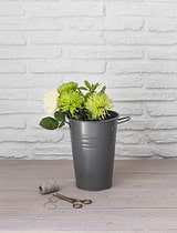 Classic Florist Bucket 29cm Charcoal