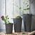 Classic Florist Bucket 29cm Charcoal