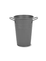 Classic Florist Bucket 29cm Charcoal