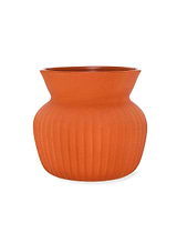 Linear Vase, Small in Pumpkin - Ceramic