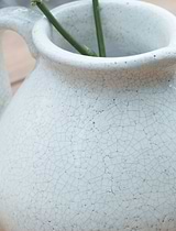 Ravello Flower Jug White