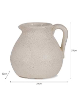 Ravello Flower Jug White