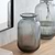 Ribbed Vase Small Smoke