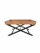 Clockhouse Butlers Coffee Table Square Carbon & Natural