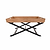 Clockhouse Butlers Coffee Table Square Carbon & Natural