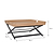 Clockhouse Butlers Coffee Table Square Carbon & Natural