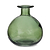 Wye Round Bud Vase Green