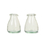 Vernham Recycled Glass Bud Vases Set of 2