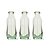Vernham Recycled Glass Bottle Vases Set of 3