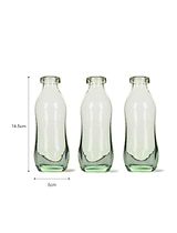 Vernham Recycled Glass Bottle Vases Set of 3