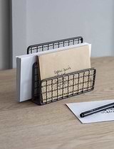 Farringdon Desk Letter Holder Grey