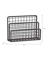 Farringdon Desk Letter Holder Grey