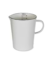 Enamel Measuring Jug Warm White