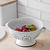 Enamel Colander White