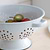 Enamel Colander White