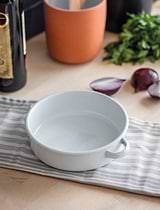 Enamel Pie Dish White
