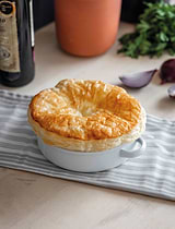 Enamel Pie Dish White