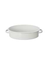 Enamel Pie Dish White