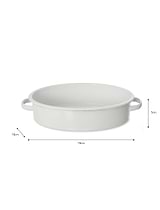 Enamel Pie Dish White
