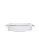 Enamel Roasting Dish Oval White