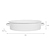 Enamel Roasting Dish Oval White