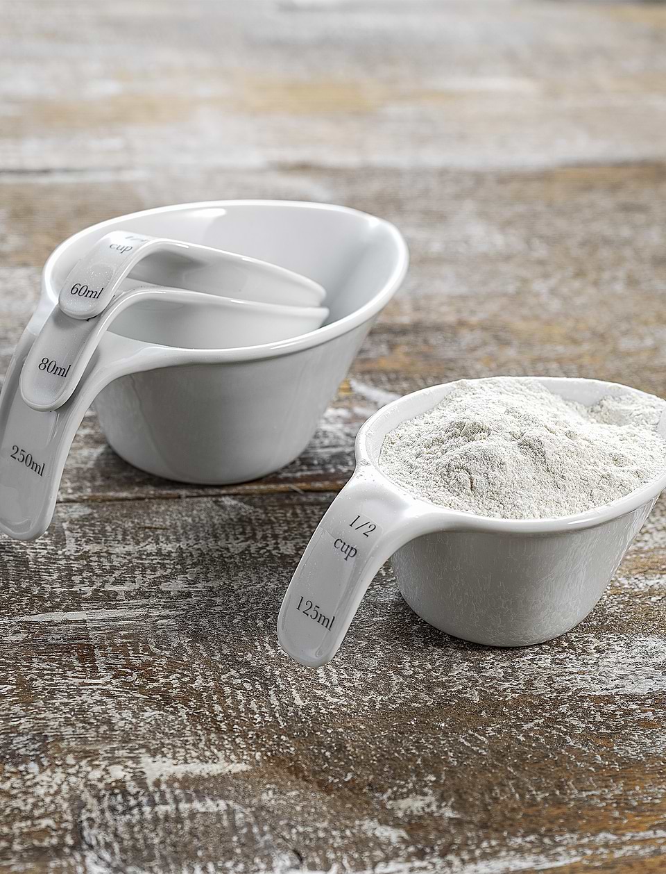 Rialto Measuring Cups White