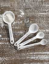 Rialto Measuring Spoons White