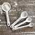 Rialto Measuring Spoons White