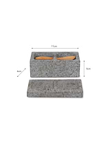 Granite Salt & Pepper Pinch Pot